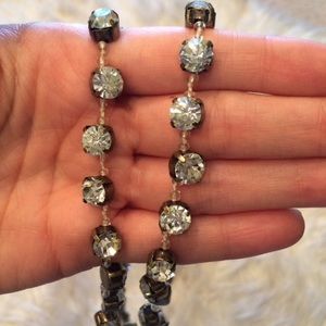 J.Crew :: Bass/Gold crystal necklace
